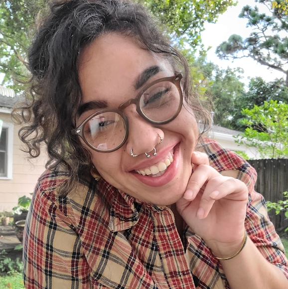 Camel Brown Non Prescription H&M Glasses - Picture 2 of 4